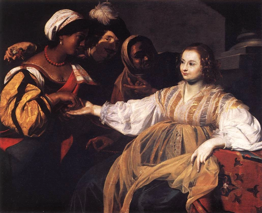 Nicolas Regnier - La veggente, Musée du Louvre, Parigi